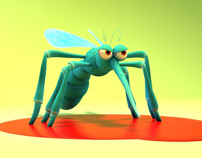 Mosquito - Cartoon Mosquito