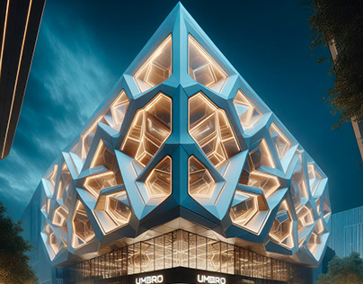 Umbro Outdoor/Indoor Store Architecture generated by Ai