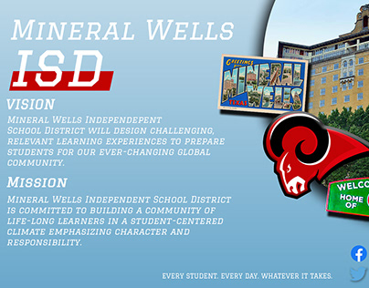 Mineral Wells ISD Branding Graphics