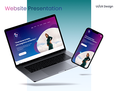 Website Presentation- Embryo (Pregnancy App)