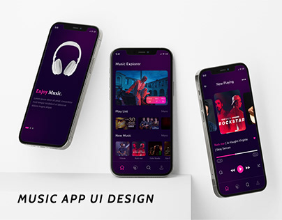 Music App UI Dsign