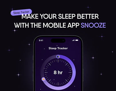 Snooze: Sleep Tracking App | UI/UX case