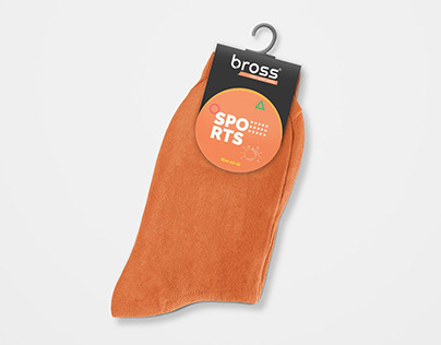 Men Sport Socks Label Packaging Design_2 Bross