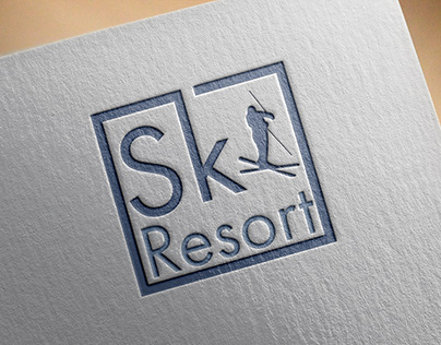Project thumbnail - Ski Resort Logo Concept