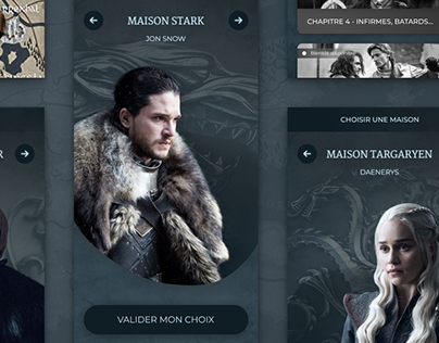 Mobile Design - Game Of Thrones