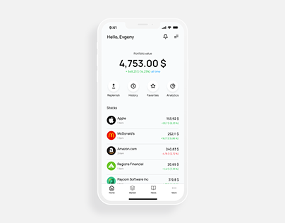 Finez - investment mobile app
