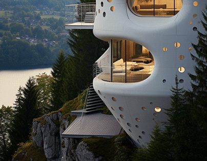 Cliff House.Switzerland-AI