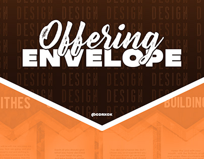 Church Offering Envelope Design