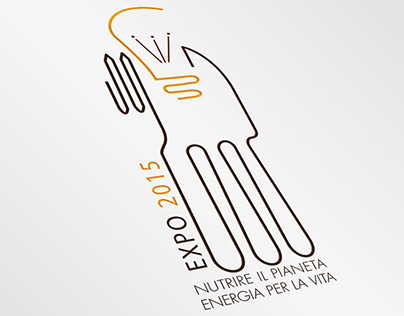 Proposta logo Expo 2015 "Nutrire il pianeta..."