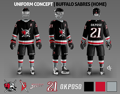 NHL Uniform Concepts — Buffalo Saberes