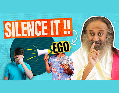 Wisdom talk on Ego collage animation