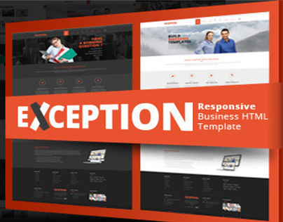 EXCEPTION - Responsive Business HTML Template
