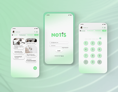 Notis App Design
