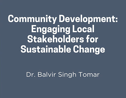 Engaging Local Stakeholders for Sustainable Change