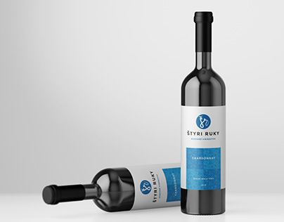 Logo and label redesign (client: Štyri ruky, winery)
