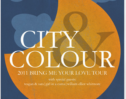 City & Colour Poster
