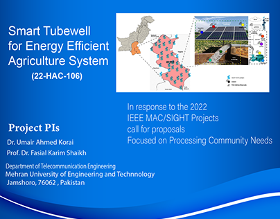 Smart Tubewell for Energy Efficient Agriculture system