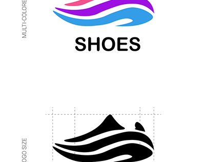 logo for a sneaker brand "Shoes"