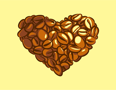 Heartbeat for Coffee T-shirt design