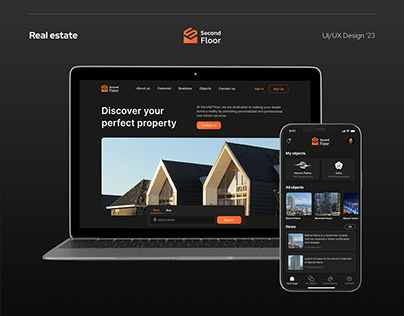Second Floor - Website & Mobile App for Real Estate
