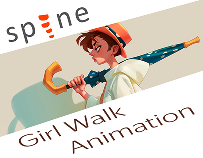 Spine 2D Character Animation | Walk Animation