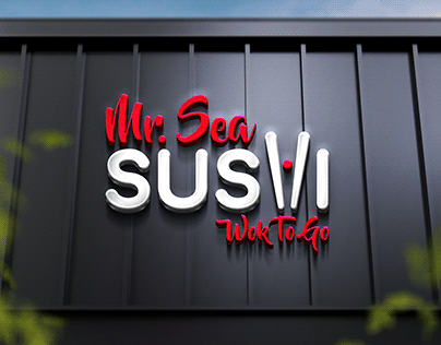 Project thumbnail - Mr. Sea Sushi | Logo Design