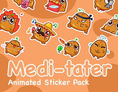 Medi-tater Animated Sticker Pack