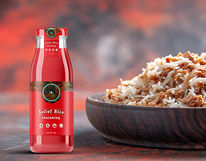 Jollof Rice Seasoning Label design