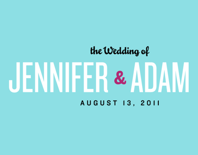 Jen & Adam Wedding