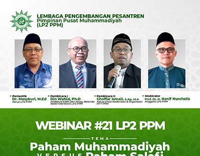 Poster WEBINAR #21 LP2 PP Muhammadiyah