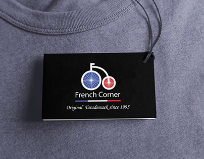 French Corner Tag Design