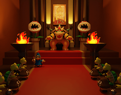 Bowser Army Low Poly