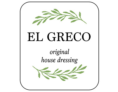 El Greco Salad Dressing - Packaging Design