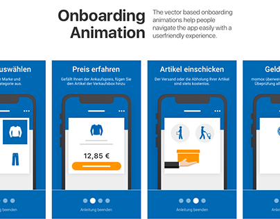 Vector-based JSON Onboarding Animation for iOS/Android