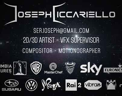 Joseph Ciccariello Showreel 2018