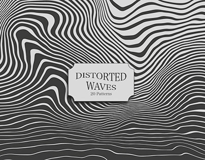 Distorted Waves – 20 Vector Patterns