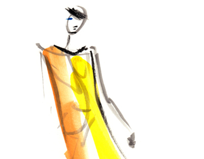 Live Runway Sketches from London Fashion Week SS13