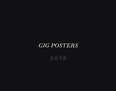 Gig Posters (2018)