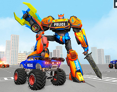 Monster Robot Transformation-Transformers