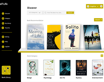 Book Shop UI Design