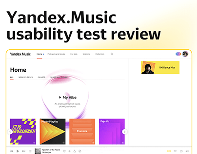 Usability Test Review | Yandex.Music