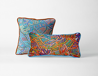 pillow textile design