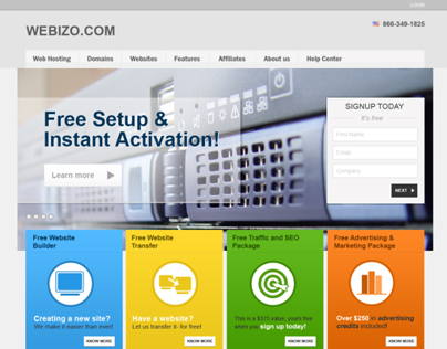 Webizo Website | Homepage Concept
