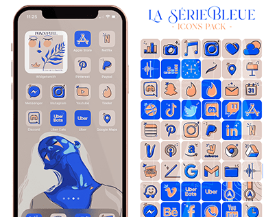 La Série Bleue : icons pack