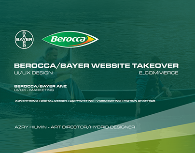 Berocca Bayer Website Take Over