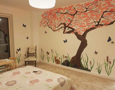 Children’s room mural