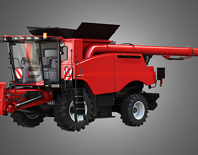 Axial-Flow 9240 Combine Harvester - with Wheels