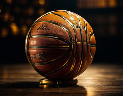 Golden Shield Basketball: A 3D Masterpiece