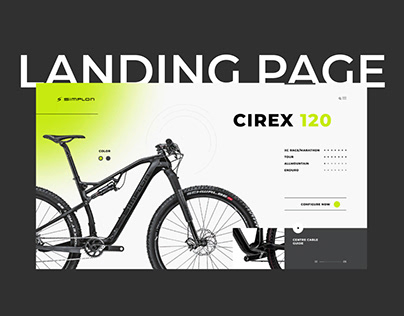 Cirex 120 | Landing page Design