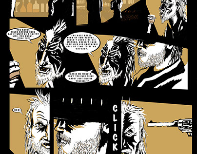Brothers of the west - comic book panel one